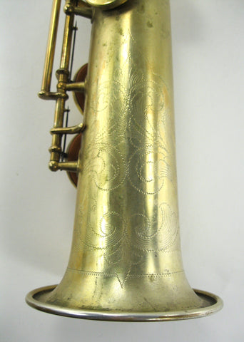 Conn New Wonder II Soprano Saxophone Gold Plate (1925)