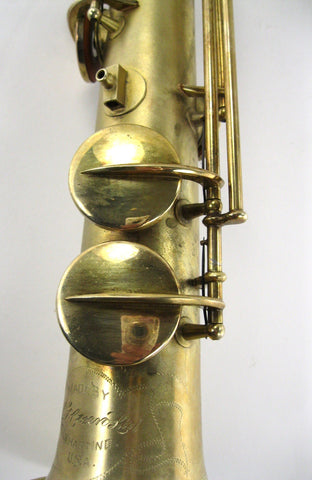 Conn New Wonder II Soprano Saxophone Gold Plate (1925)