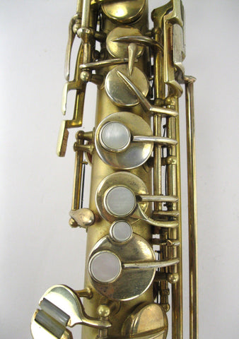 Conn New Wonder II Soprano Saxophone Gold Plate (1925)