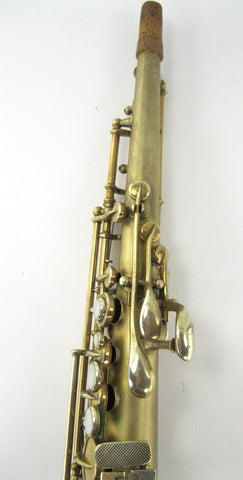 Conn New Wonder II Soprano Saxophone Gold Plate (1925)