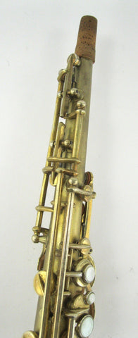 Conn New Wonder II Soprano Saxophone Gold Plate (1925)