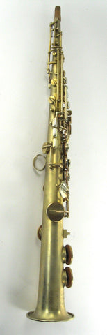 Conn New Wonder II Soprano Saxophone Gold Plate (1925)