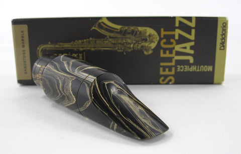 D'Addario Select Jazz D8M (.110) LE Marble Rubber Tenor Saxophone Mouthpiece