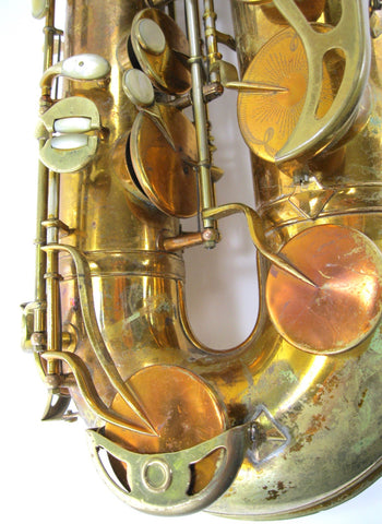 King Super 20 Tenor Saxophone (Full Pearls) (Sterling Silver Neck) (Available. Not Sold Out)