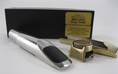 Lawton 8 Star B (.120) Stainless Steel Tenor Saxophone Mouthpiece