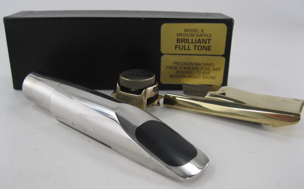 Lawton 8 Star B (.120) Stainless Steel Tenor Saxophone Mouthpiece Used and New