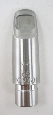 Ponzol Stainless Steel 65 (.065) Soprano Saxophone Mouthpiece