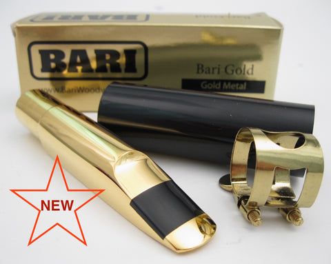 Bari Gold (.115) Tenor Saxophone Mouthpiece (NEW)