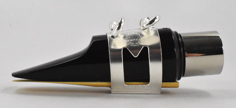 Marc Jean Gen I Ligature for Tenor Saxophone Mouthpiece (Streamline Body) Silver