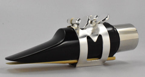 Marc Jean Gen I Ligature for Tenor Saxophone Mouthpiece (Streamline Body) Silver