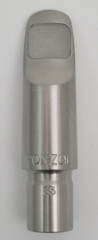 Ponzol Stainless Steel 85 (.085) Alto Saxophone Mouthpiece