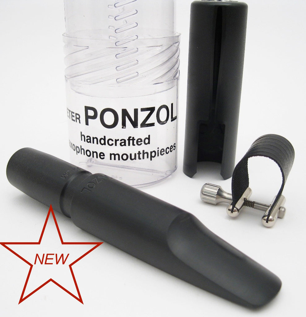 Ponzol Custom Delrin Baritone Saxophone Mouthpiece (NEW)