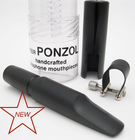 Ponzol Custom Delrin Baritone Saxophone Mouthpiece (NEW)