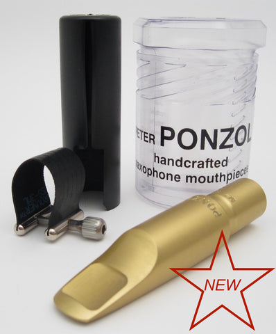 Ponzol M2 110 Aluminum Tenor Saxophone Mouthpiece (NEW)