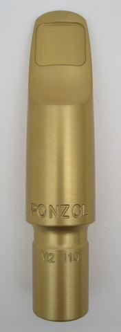 Ponzol M2 110 Aluminum Tenor Saxophone Mouthpiece (NEW)