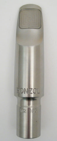 Ponzol M2 Stainless Steel Tenor Saxophone Mouthpiece