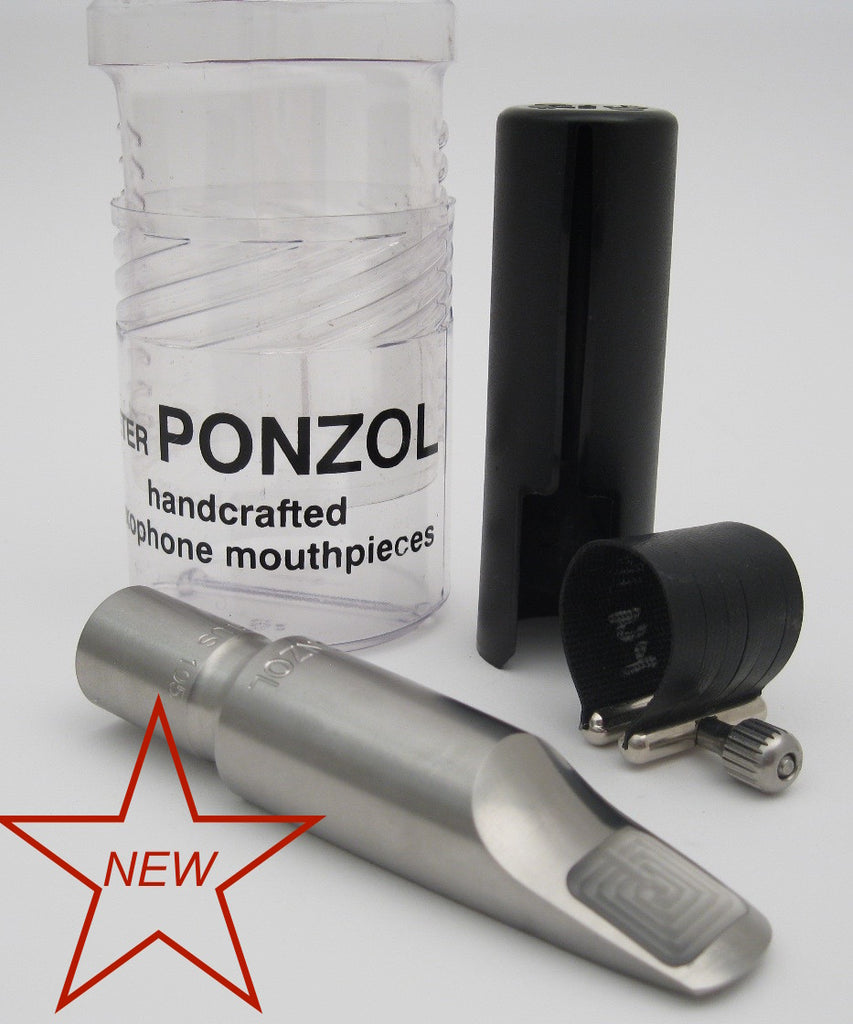 Ponzol M2 Plus Stainless Steel Tenor Saxophone Mouthpiece
