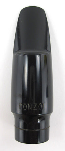 Ponzol Hard Rubber 75 (.075) Alto Saxophone Mouthpiece