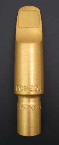 Ponzol Vintage Model Aluminum 105 Tenor Saxophone Mouthpiece (NOS)