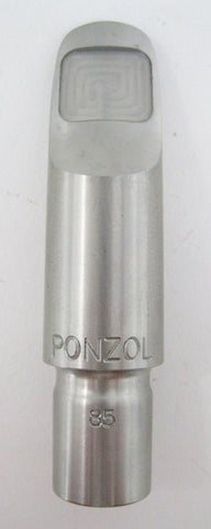 Ponzol Stainless Steel 85 Alto Saxophone Mouthpiece